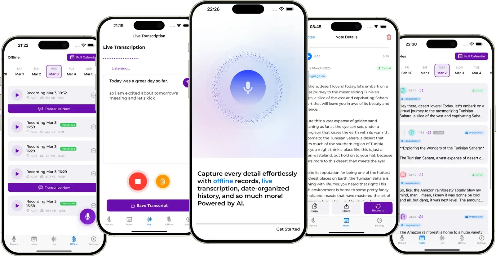 Transcripta App